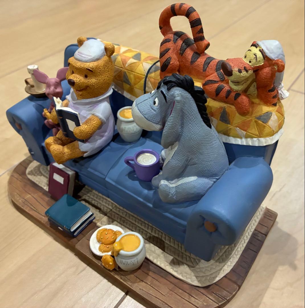 Disney くまのプーさん　ブックエンド　置物