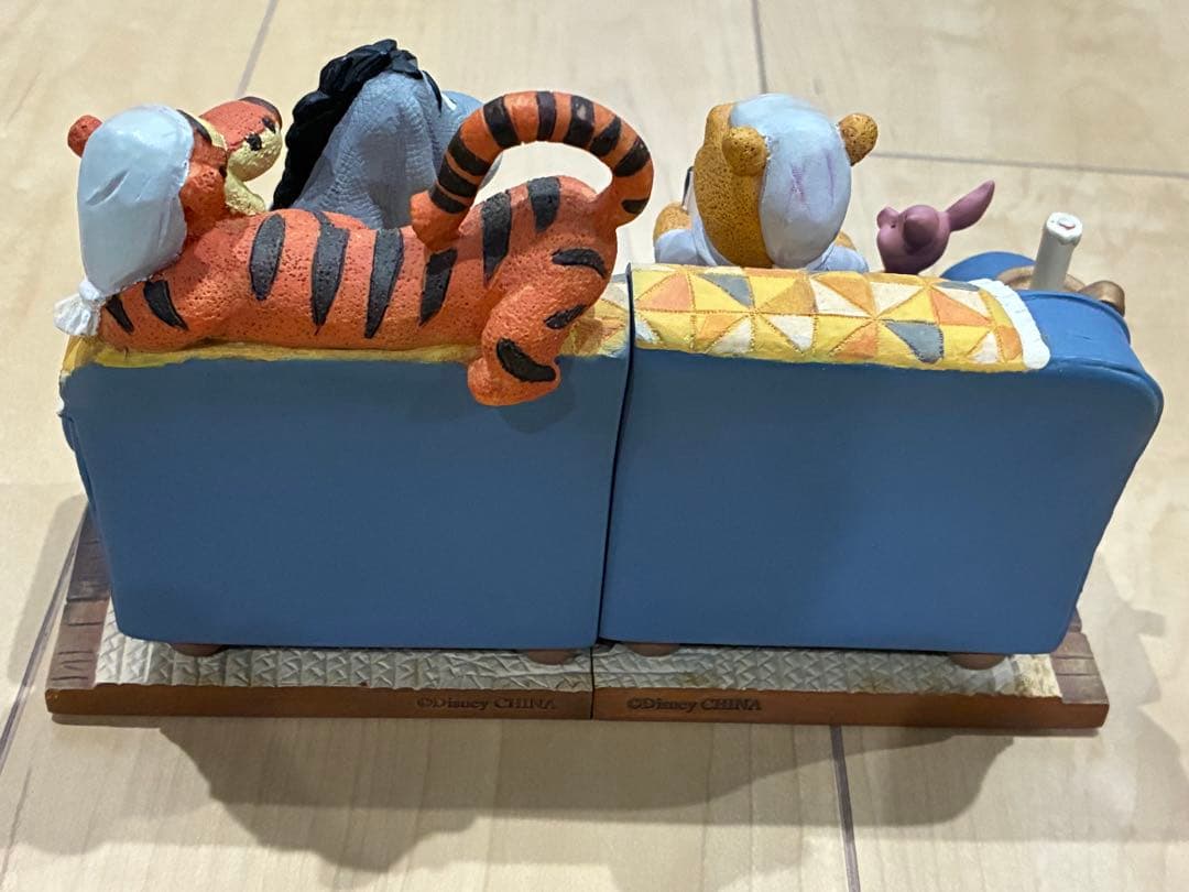 Disney くまのプーさん　ブックエンド　置物