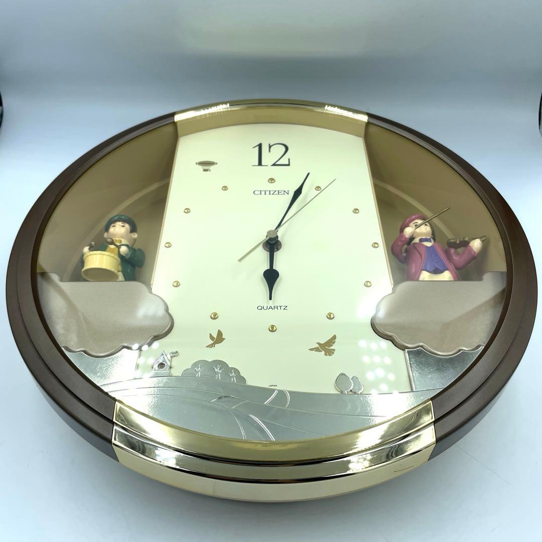 美品稼働品⭐️CITIZEN⭐️シチズン⭐️からくり時計⭐️タイニーワールドデュエット