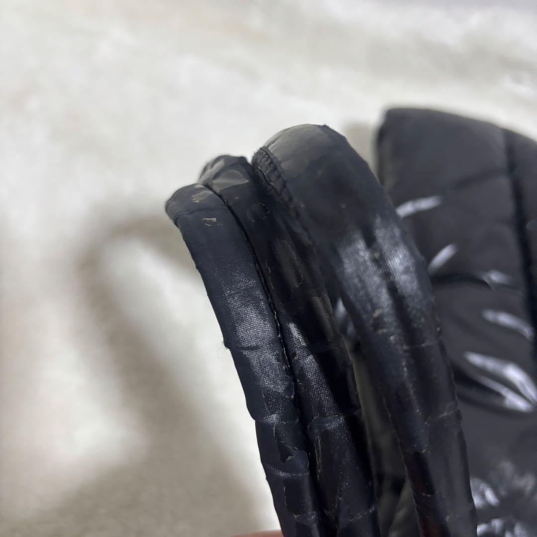 希少】DIESEL ディーゼル トートバッグ ステッチロゴ ダウン ブラック