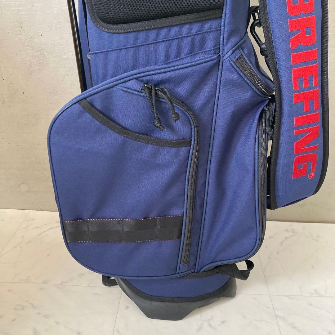 ⛳️極美品 ブリーフィング ゴルフ CR-02 スタンドキャディバッグ 紺