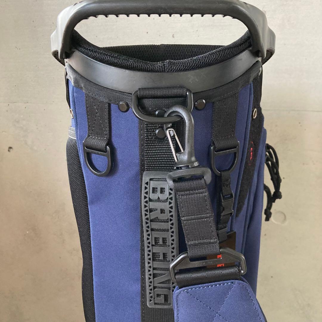 ⛳️極美品 ブリーフィング ゴルフ CR-02 スタンドキャディバッグ 紺