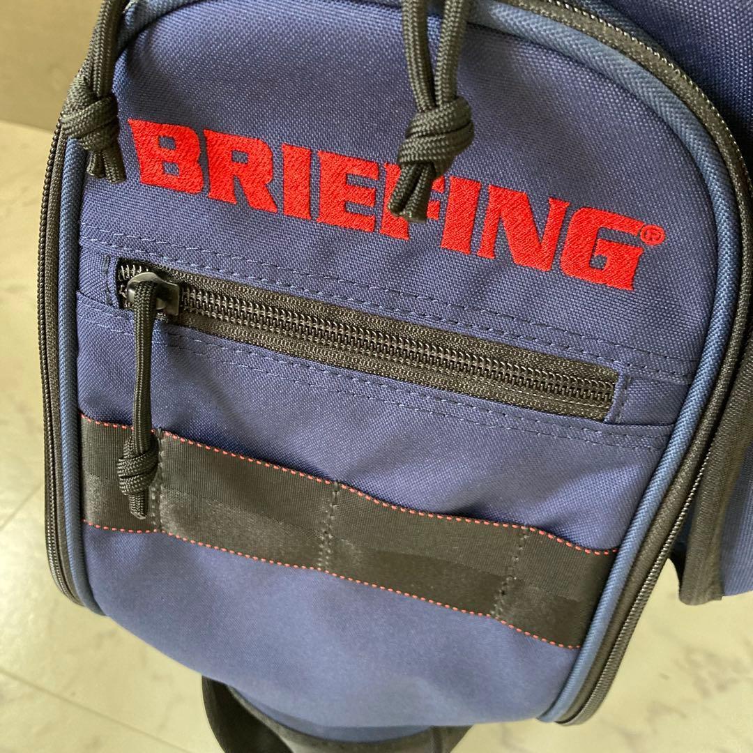 ⛳️極美品 ブリーフィング ゴルフ CR-02 スタンドキャディバッグ 紺