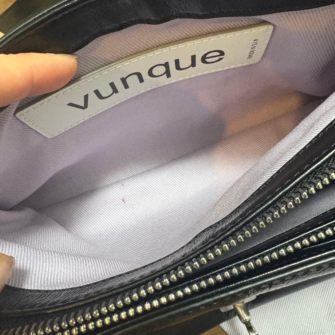 Vunque ブンク　韓国　ショルダーバッグ　革黒　Occam Doux