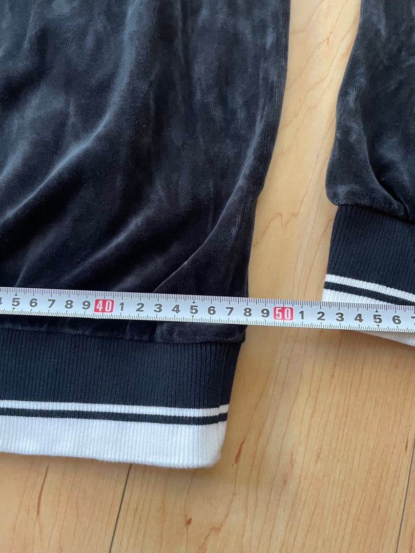 プーマ　PUMA ベロア 上下セットアップ　ジャージ ブラック L