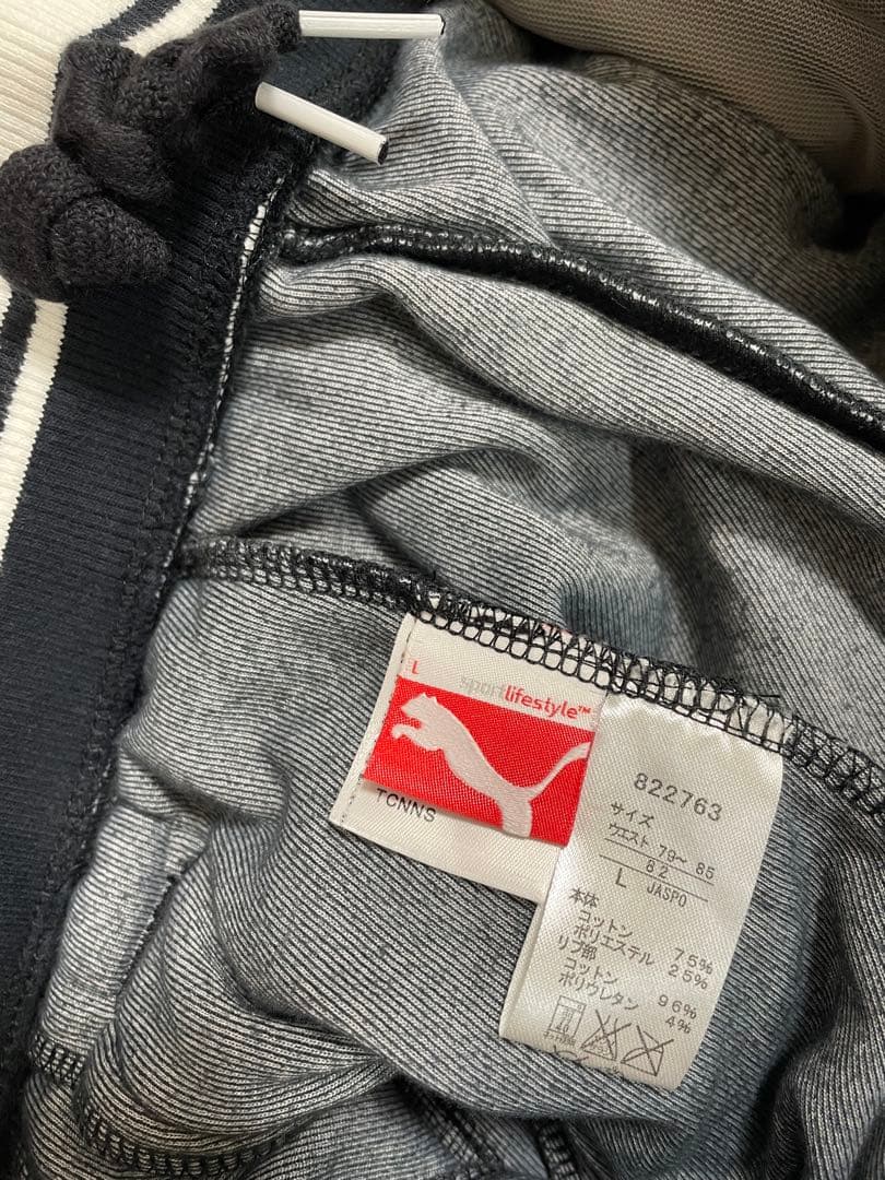 プーマ　PUMA ベロア 上下セットアップ　ジャージ ブラック L