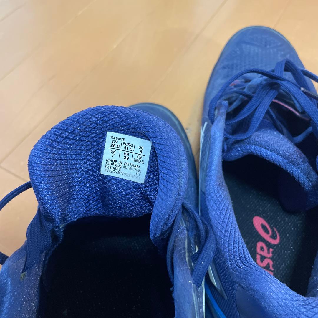 テニスシューズ 3足セット アシックス ヨネックス 26センチ