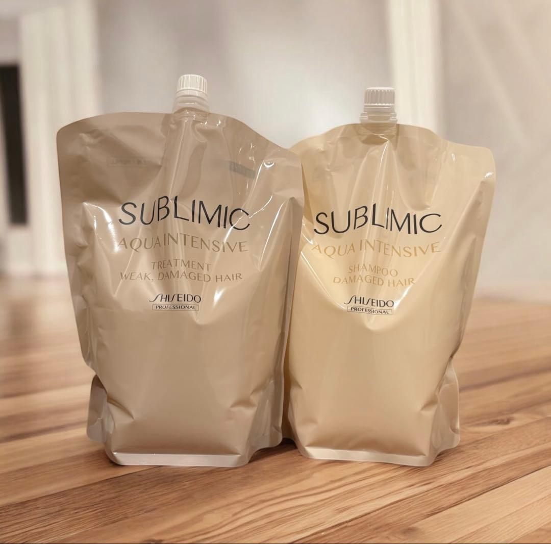 アクアインテンシブ シャンプー 1800mL トリートメントW1800g 詰替用