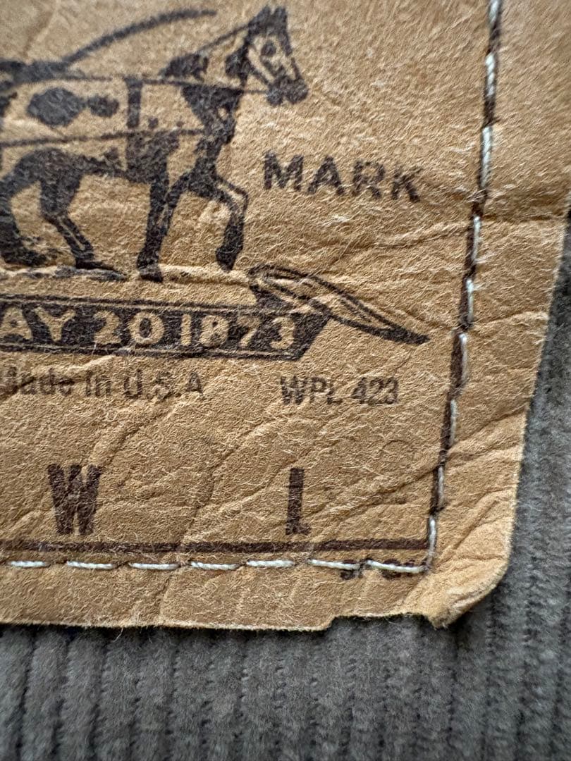 希少　80s levi's 521 コーデュロイ　USA製 W36