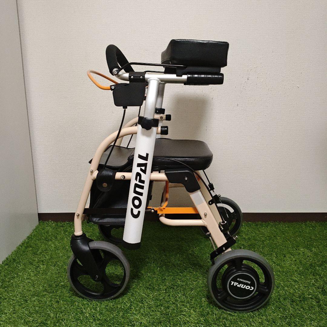 ナブテスコ 抑速ブレーキ付前腕支持型歩行車 リハモ コンパル