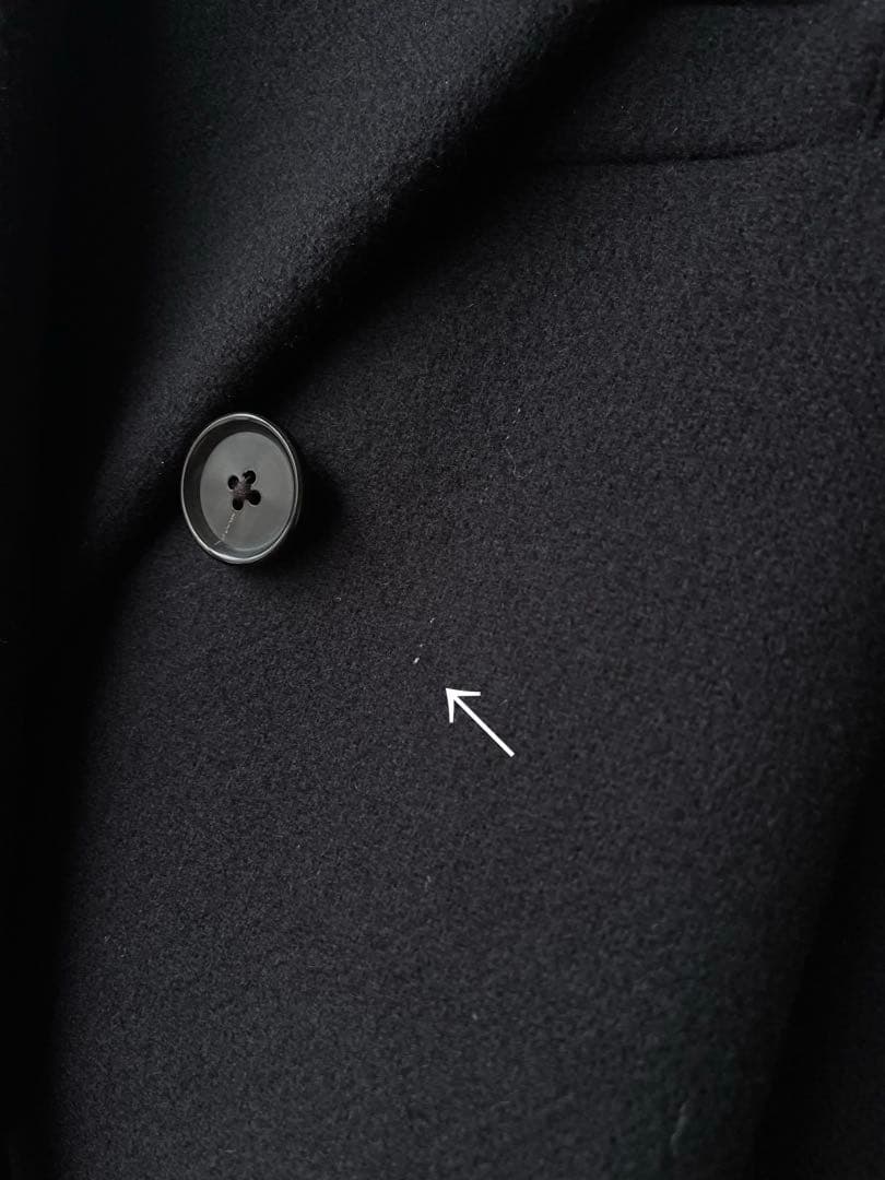 ユナイテッドアローズ　7.1万　Lサイズ　40 濃紺　ピークドラペルロングコート