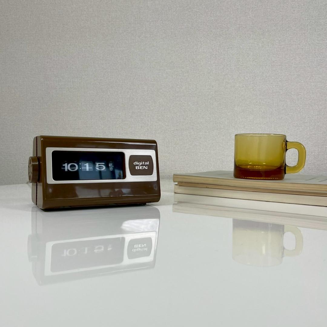 70's 堀田時計店 ドラムクロック 置時計 昭和レトロ 50Hz ヴィンテージ