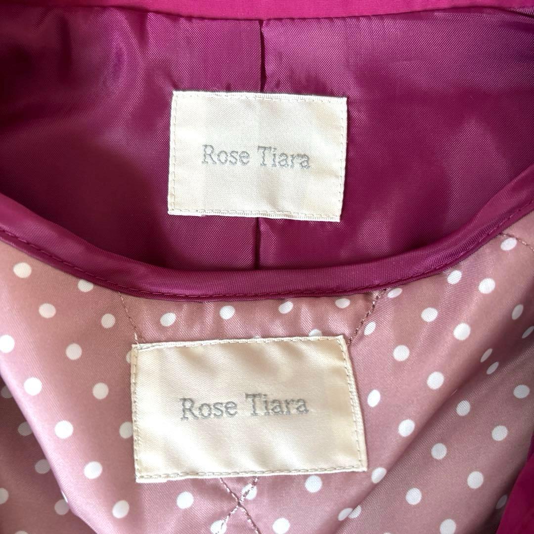 【タグ付き✨】ローズティアラ　2way 46サイズ　ステンカラーコート　ライナー