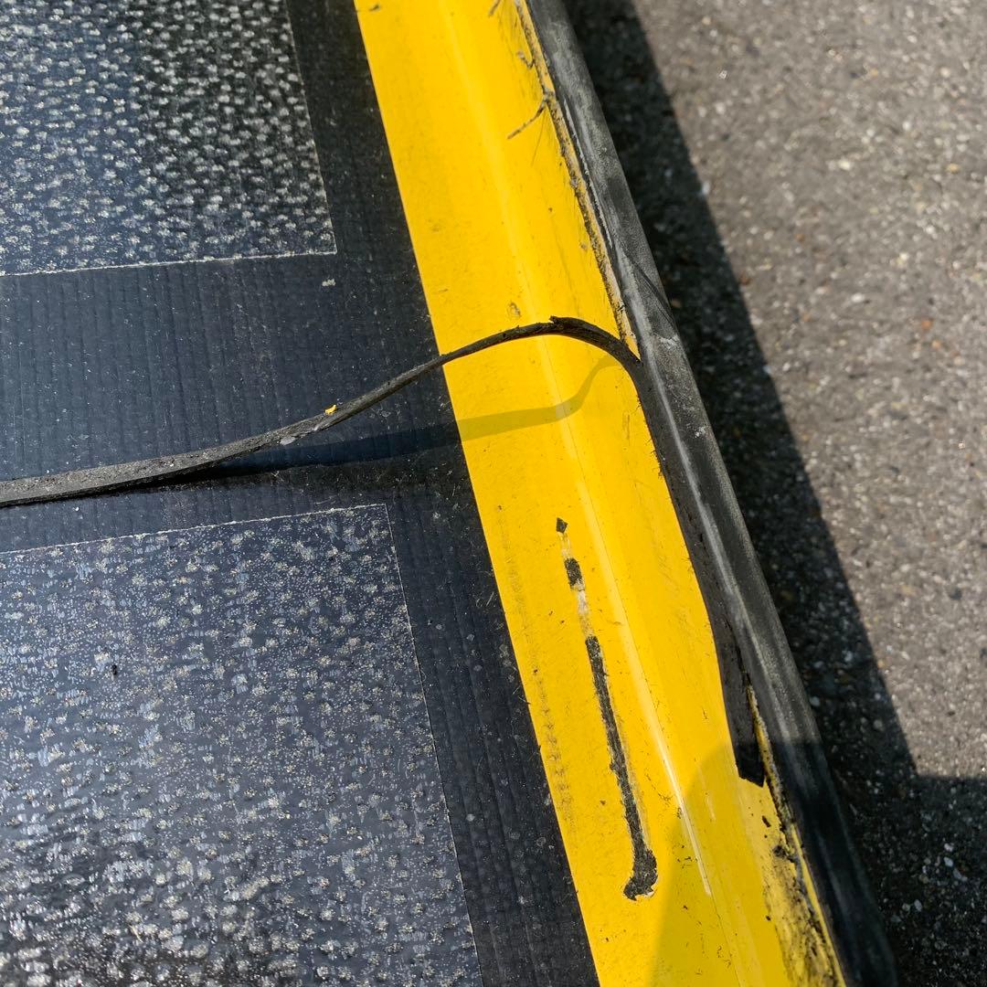 引取り限定　軽量　カーボン　ダン　スロープ　エア　車椅子　285cm ダンロップ