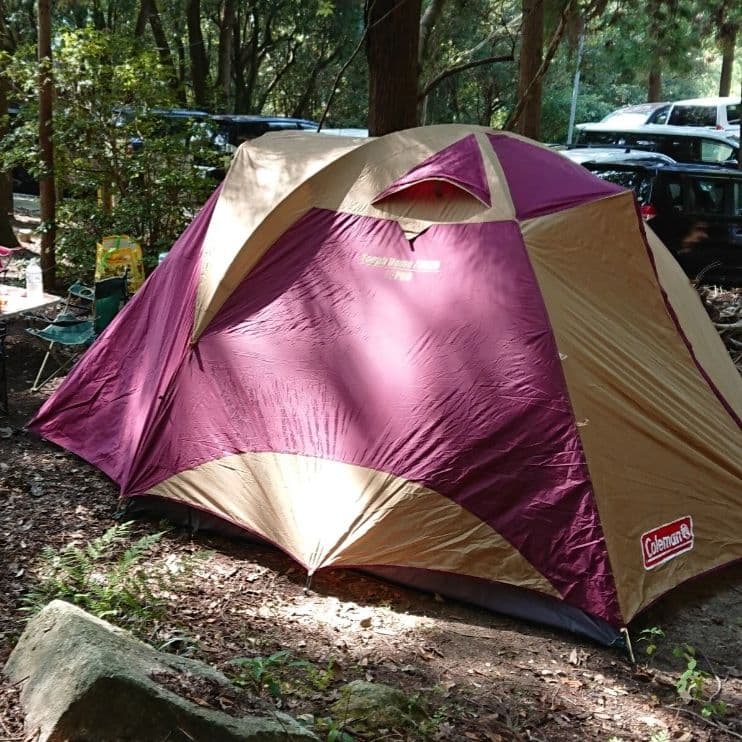 コールマン タフドーム3025 バーガンディ 専用グランドシート付き