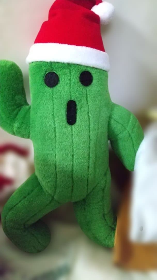 袋状態悪】トンベリ＆サボテンダー(クリスマスバージョン) ぬいぐるみ