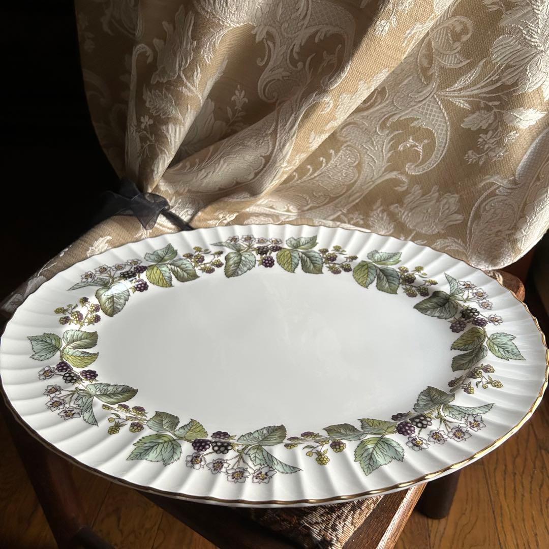 英国製  Worcester【Lavinia】 特大サービングプラター