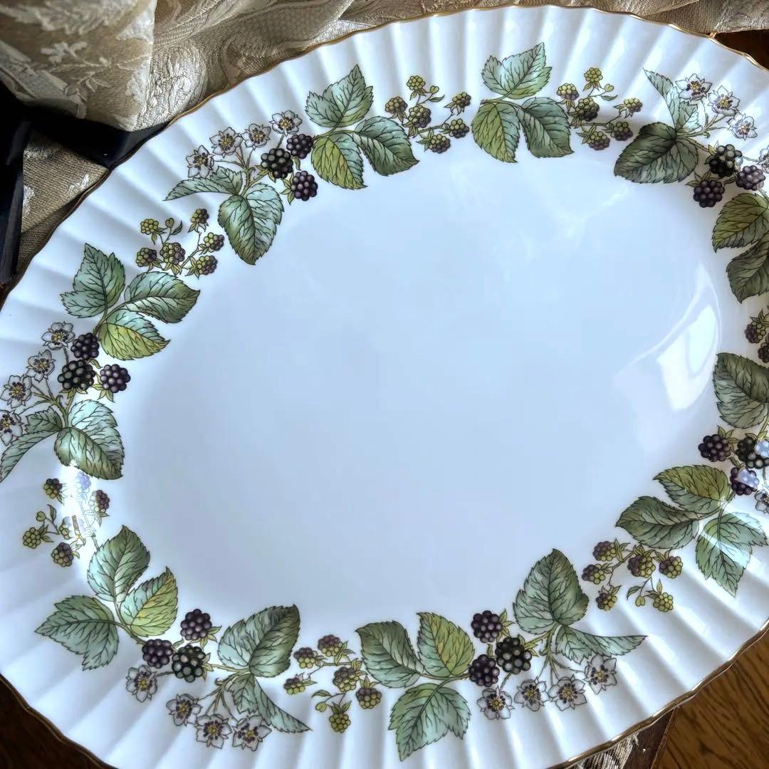 英国製  Worcester【Lavinia】 特大サービングプラター