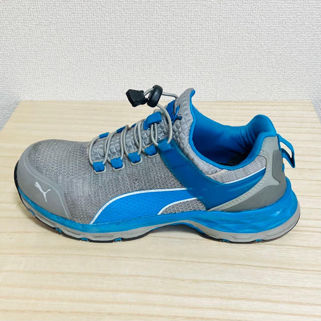 プーマ PUMA 安全靴 エキサイト 2.0 グレー/ブルー 25.5cm