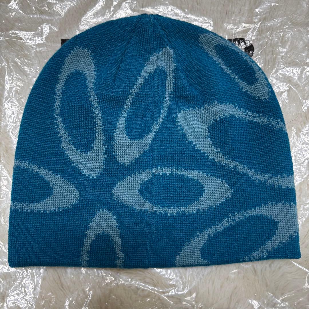 新品】OAKLEY オークリー ビーニー ニット帽 ブルー - メルカリ