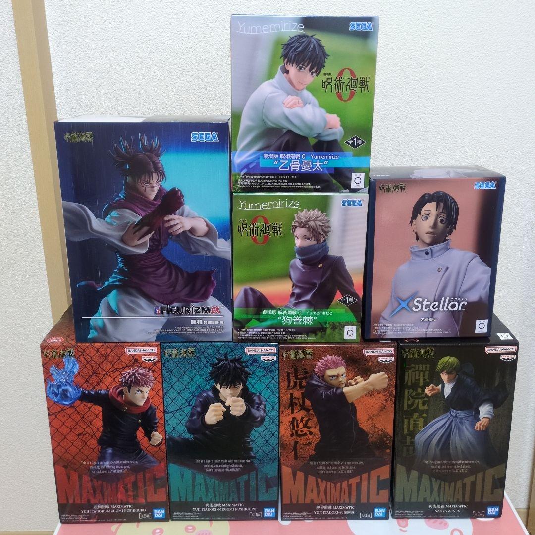 呪術廻戦 フィギュア 8体セット まとめ売り - メルカリ