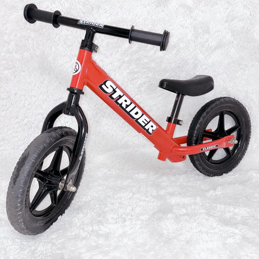 極美品】STRIDER ストライダー バランスバイク レッド 日本正規品