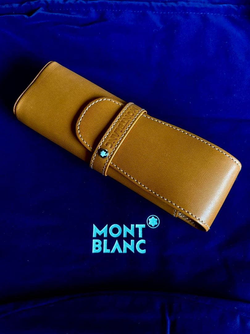 book様専用です。【モンブラン廃番ペンケース2本用】未使用/本革タン