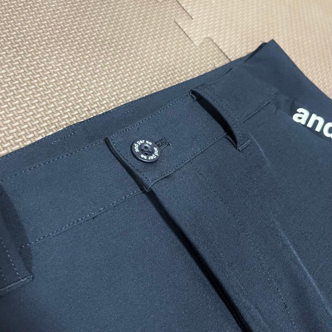 and per se アンパスィ ストレッチ テーパードパンツ 2025年モデル