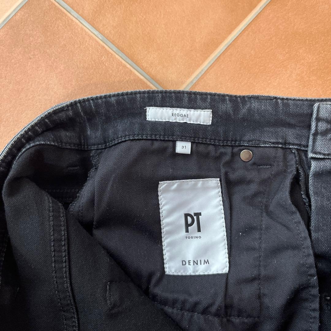 試着のみ美品】PT TORINO 加工 テーパードデニム REGGAE 31の通販はau