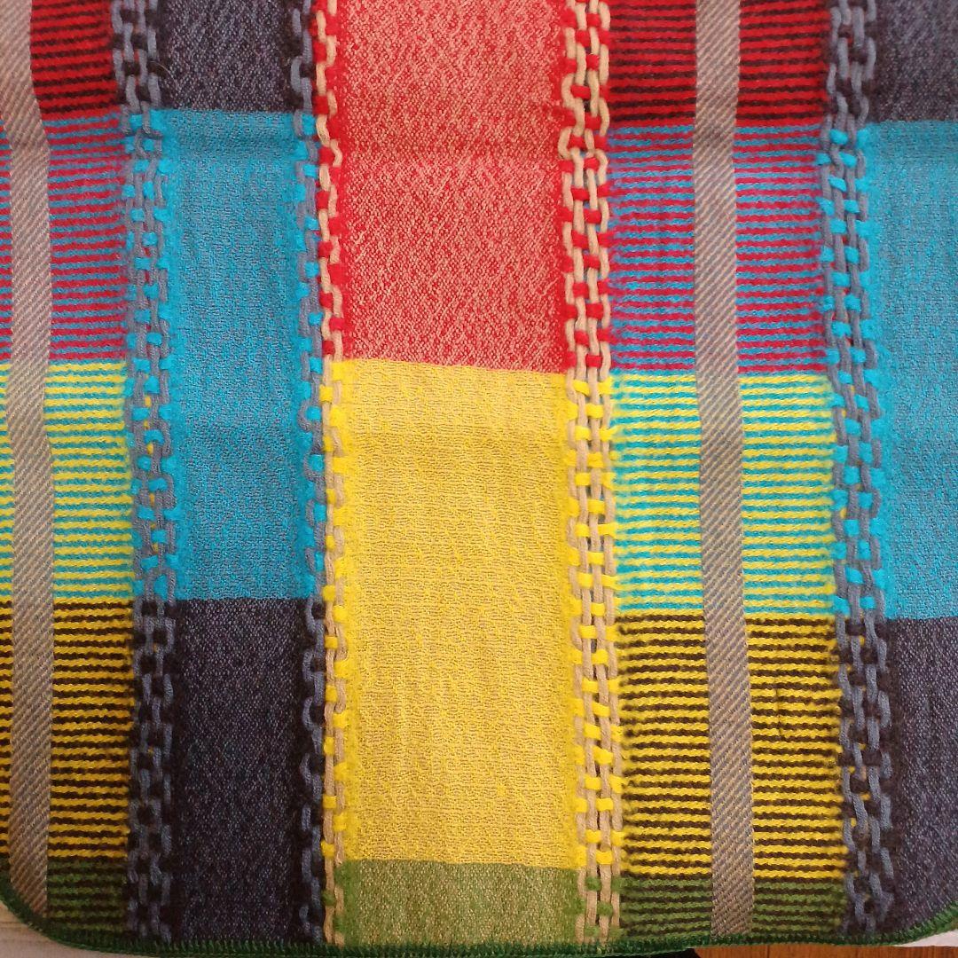 佐藤繊維　Masaki Kyoko マルチカラーチェックストール