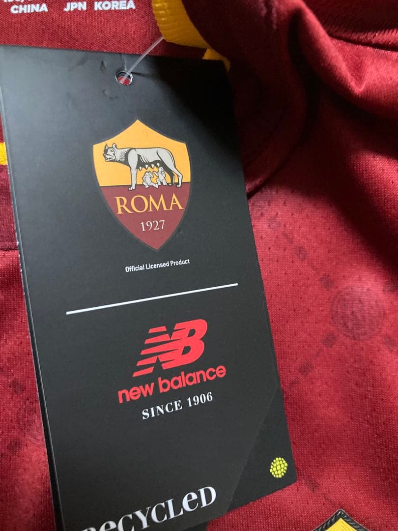 新品タグ付き】ASローマ22-23ホーム選手仕様ユニフォーム7番