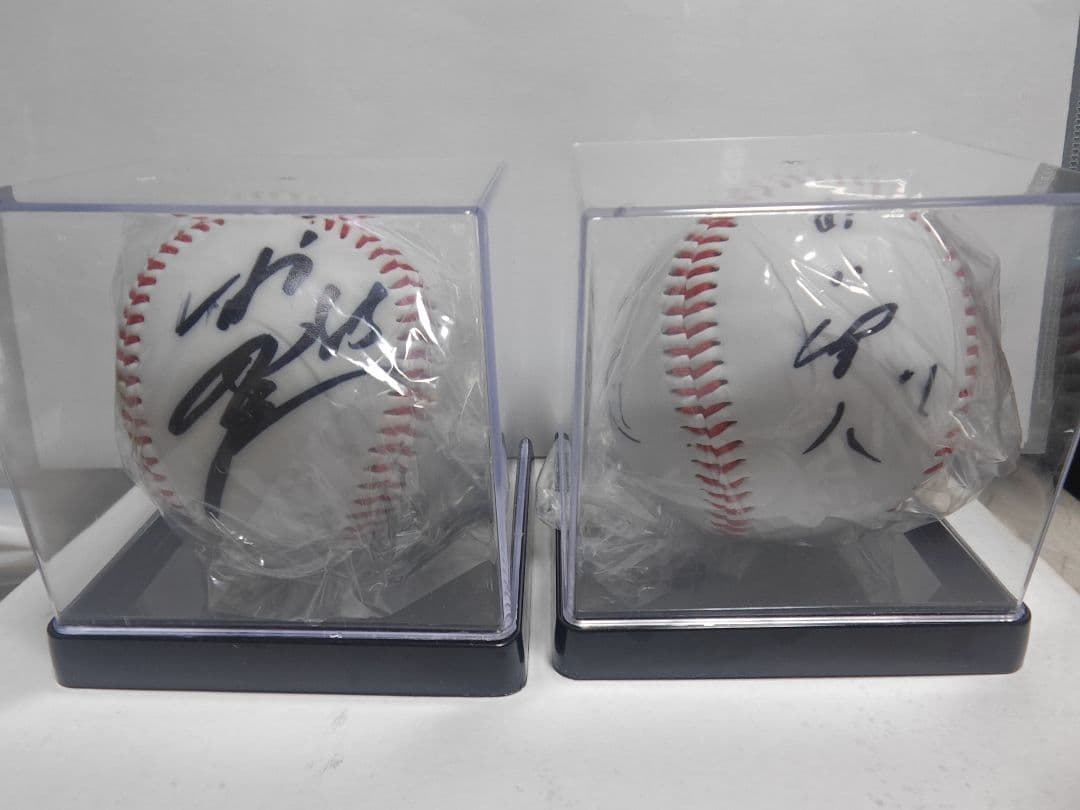 東京ヤクルトスワローズ 村上宗隆 山田哲人 直筆サインボール 2個