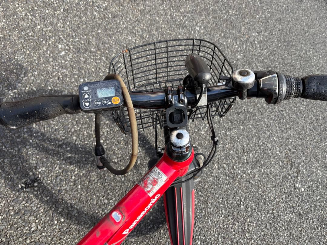Panasonic 電動アシスト自転車 赤