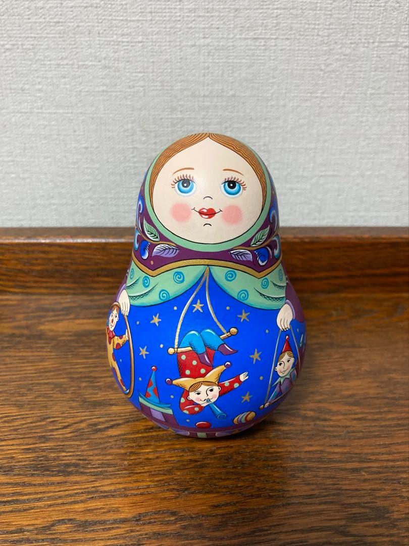 【28%OFF】新春セール♪ロシア☆起き上がりこぼし『サーカス』マトリョーシカ