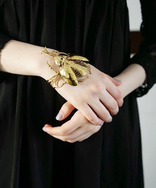 あちゃちゅむ ☆。.:＊・゜ カブトムシ バングル （新品）