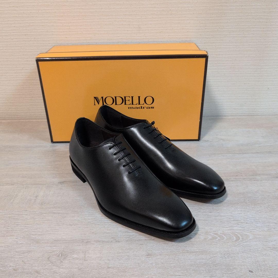 新品未使用★MODELLO ドレスシューズ DM8705 25.5cm ブラック