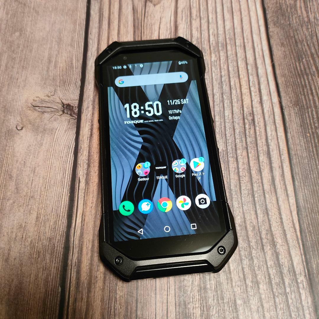 TORQUE 5G KYG01 SIMフリー ブラック 美品