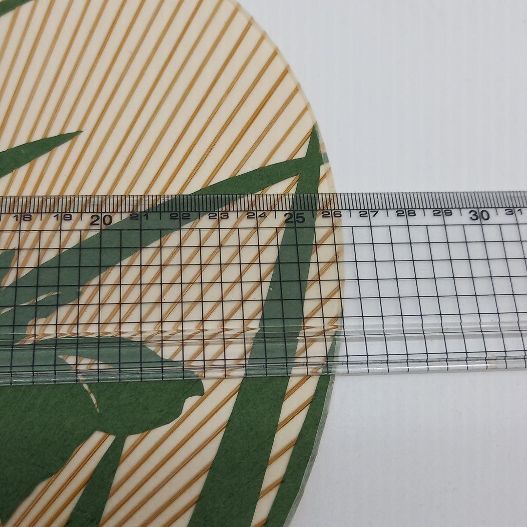 昭和レトロ 花柄デザイン 竹製和紙うちわ3本セット