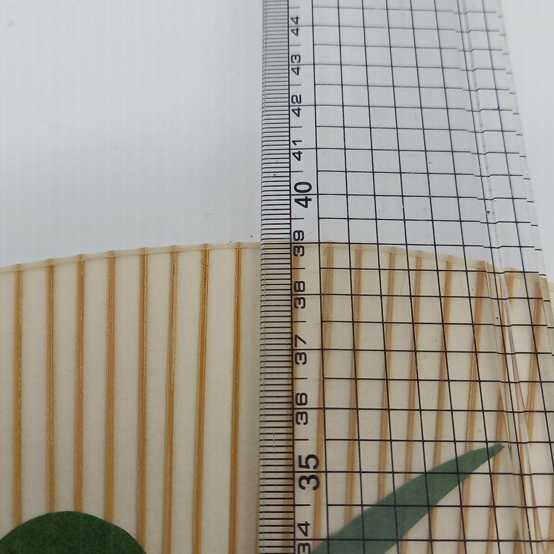 昭和レトロ 花柄デザイン 竹製和紙うちわ3本セット