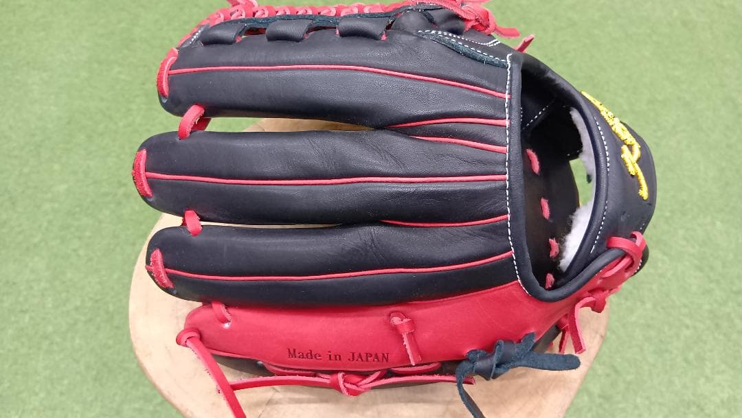 久保田JAPAN（スラッガー）硬式グローブ 赤/黒 逆輸入