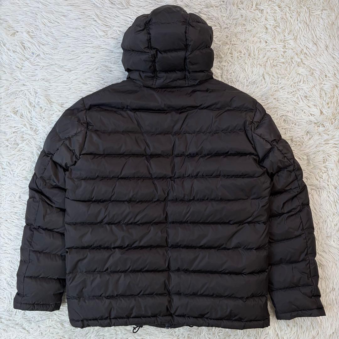 極美品/軽量/Mサイズ✨Papas +ダウンジャケット ロゴワッペン グレー系