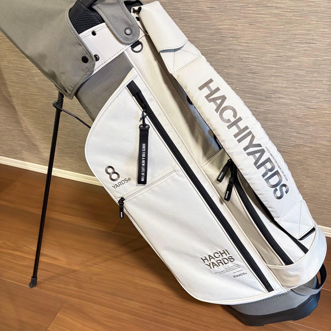 8YARDS ハチヤーズ キャディバッグ スタンド グレージュ - メルカリ
