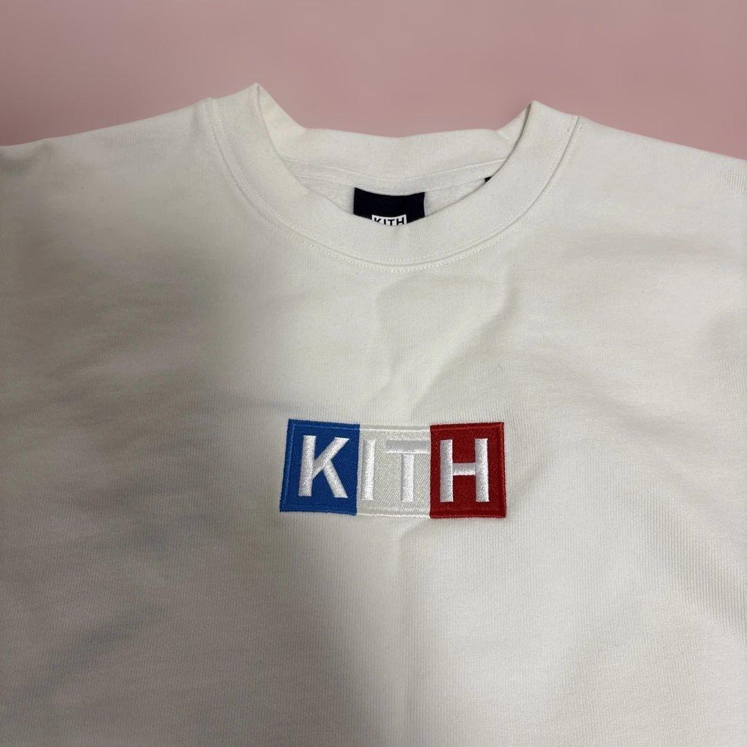 KITH PARIS ホワイト クルーネック スウェット