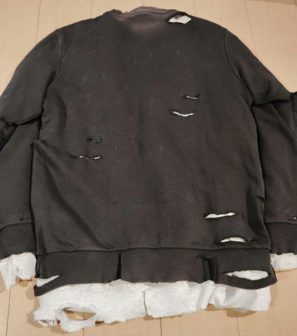 Reebok ダメージスウェット L ブラック 松村北斗常田大希 - メルカリ