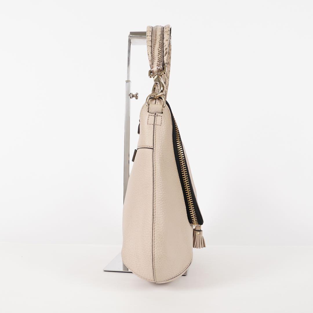 【極美品✨】アニヤハンドマーチ マキシジップ カード付き ハンドバッグ ベージュ