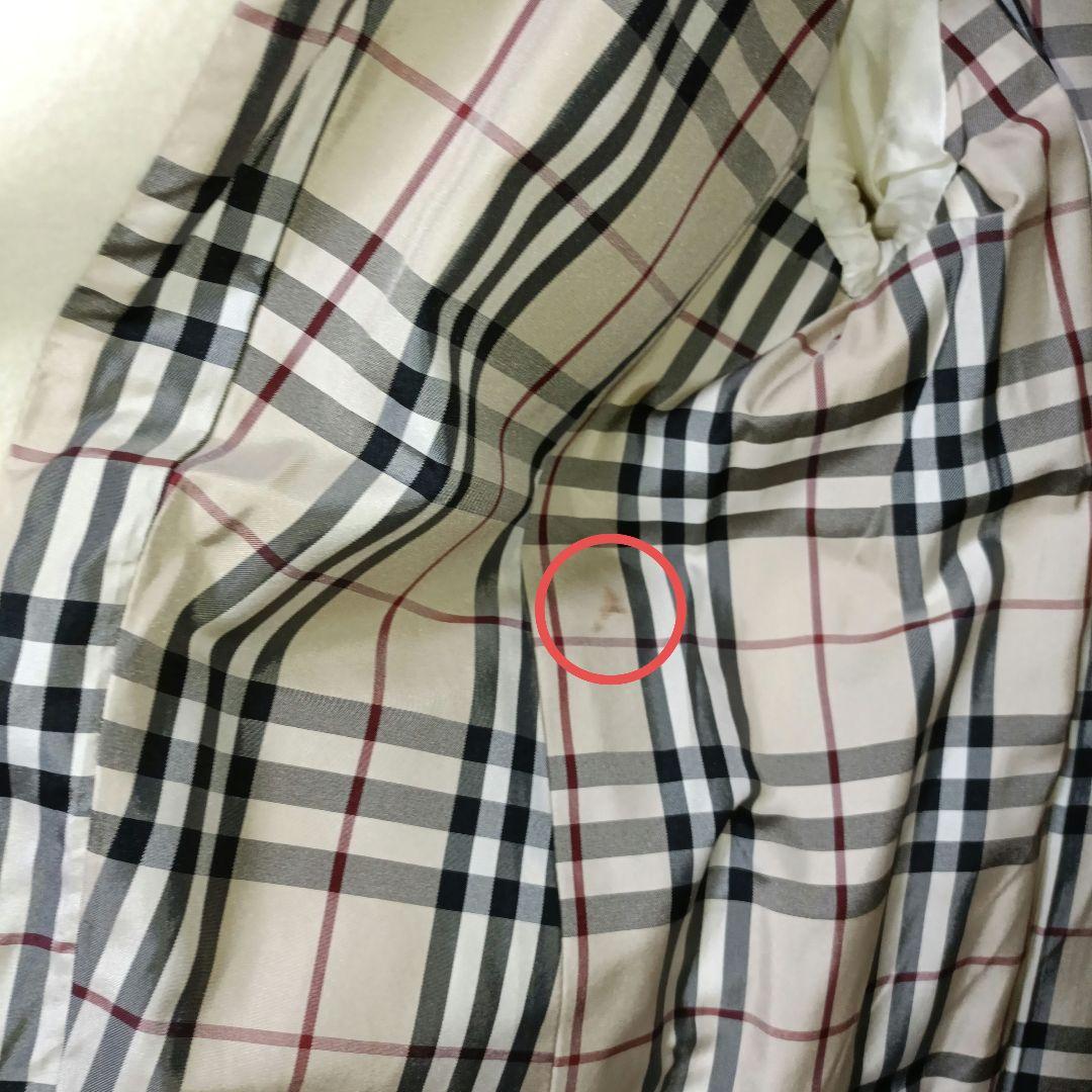 美品■BURBERRY LONDON アンゴラ混 ウールコート ホワイト