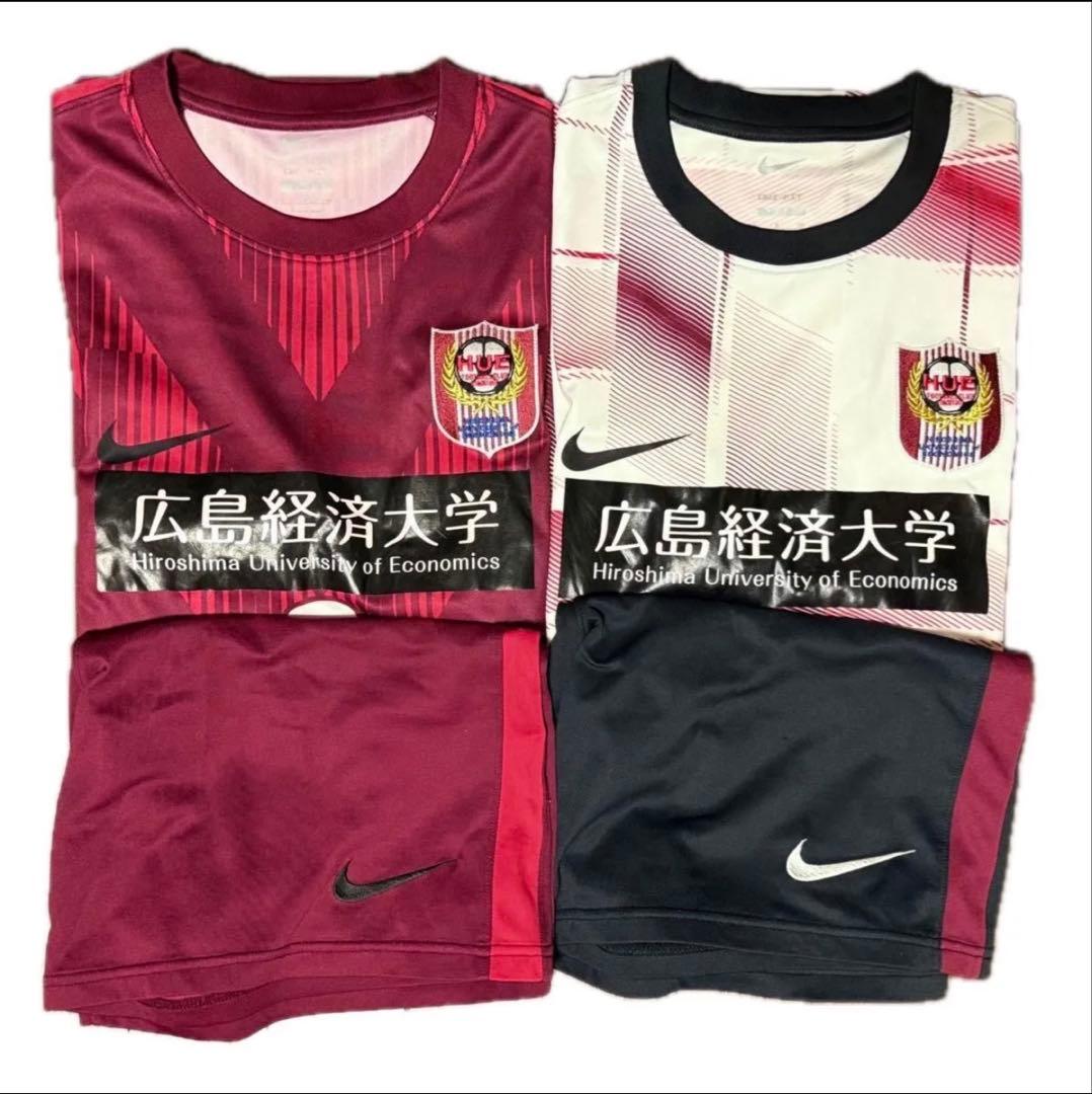 広島経済大学 サッカー部 サッカーユニフォーム ホーム、アウェイセット