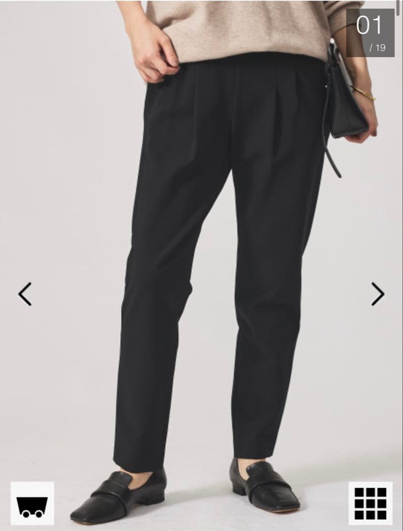 SALE‼️qualite2WAYタックパンツウォームサテンタックパンツ