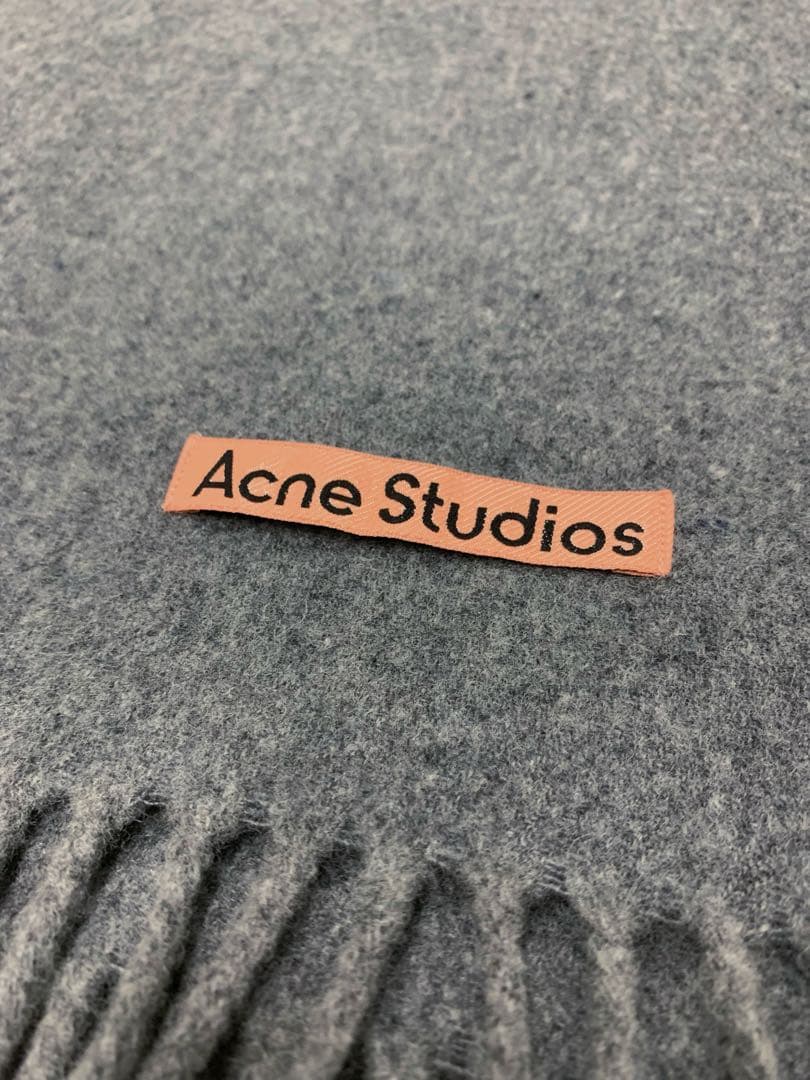 Acne Studios フリンジウールスカーフ オーバーサイズ CA0102