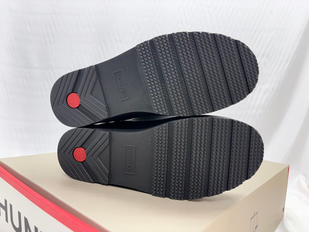 ②未使用 ハンター プレイブーツ トール レインブーツ ブラック　黒 23cm